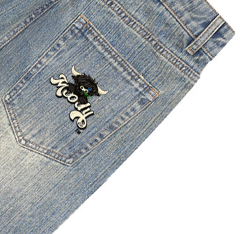 Vintage Wash Distressed Denim Jeans
